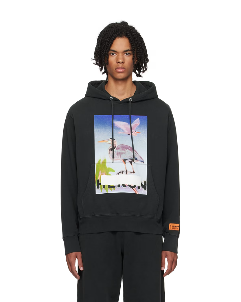 Heron Preston Censored Heron Hoodie Black