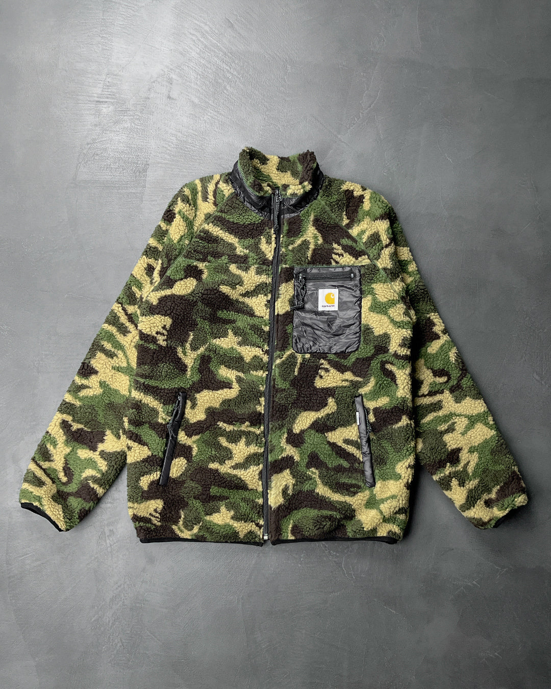 Carhartt WIP Prentis Liner Jacket Camo Laurel & Black