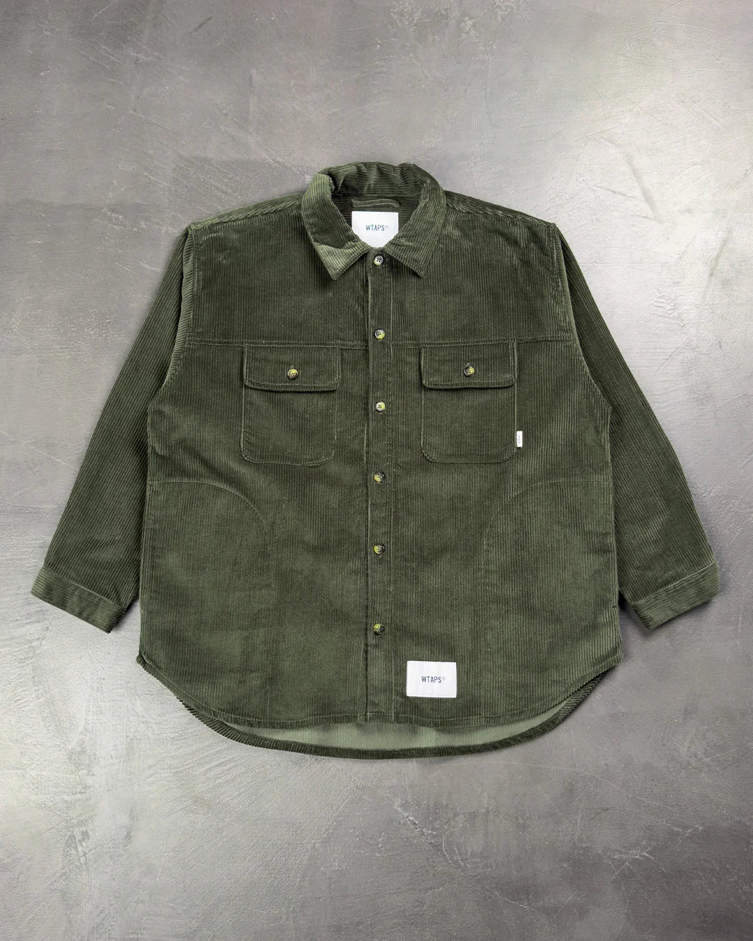 WTAPS WCPO 02 LS Cotton Twill Olive