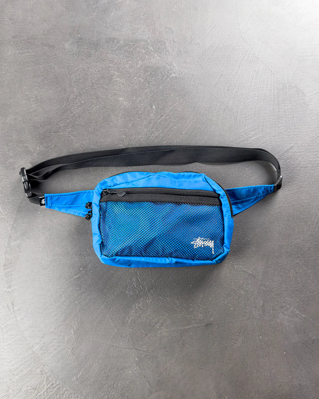 STUSSY Light Weight Waist Bag Blue