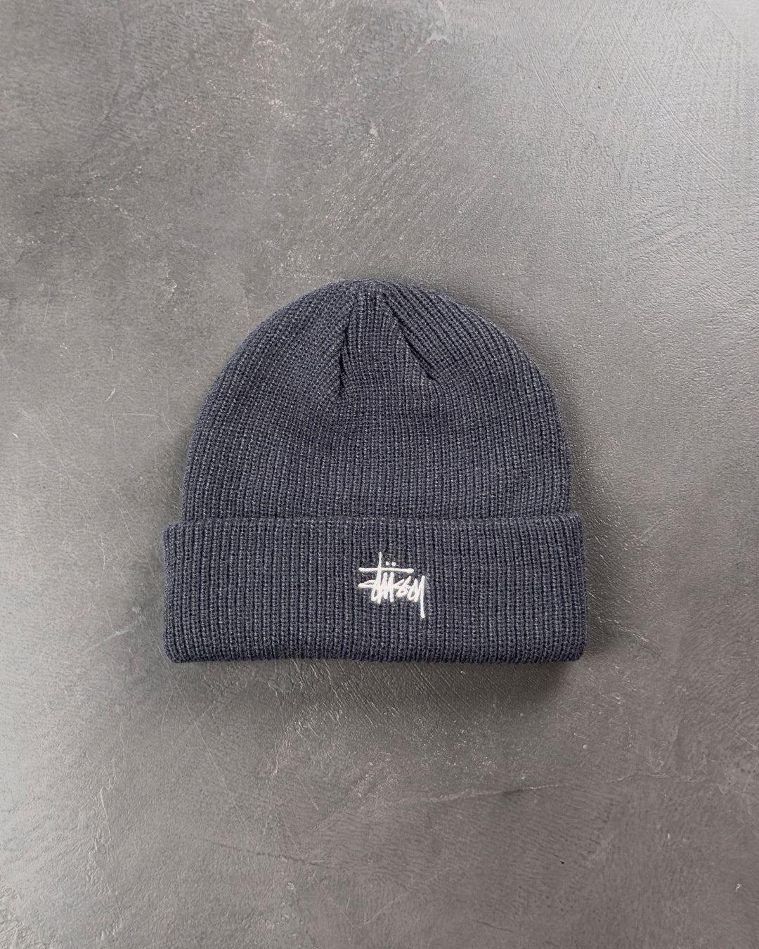 STUSSY Basic Cuff Beanie Grey