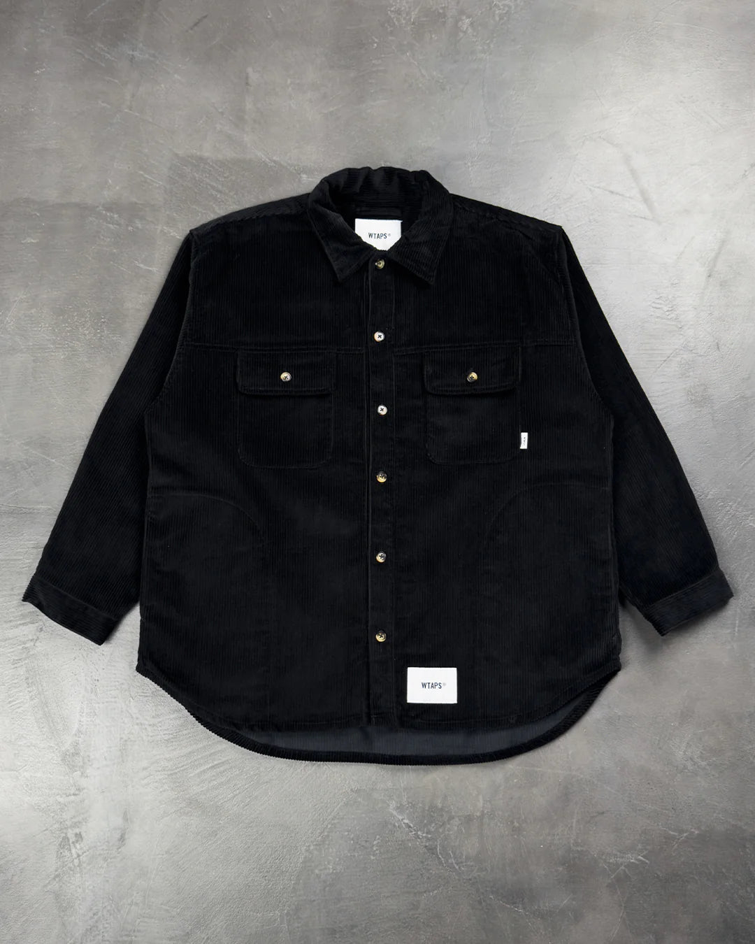 WTAPS WCPO 02 LS Cotton Twill Black