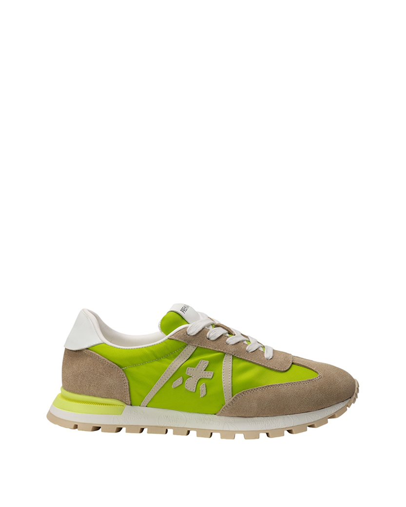 Premiata John Low Sneakers Khaki/Light Green