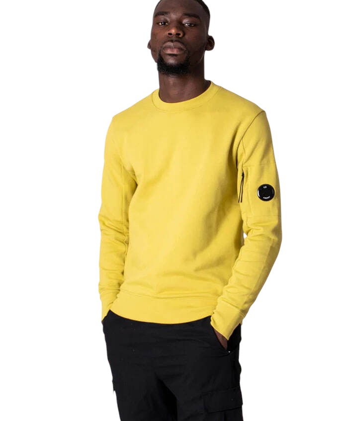 C.P. Company Sweatshirt With Lens Yellow