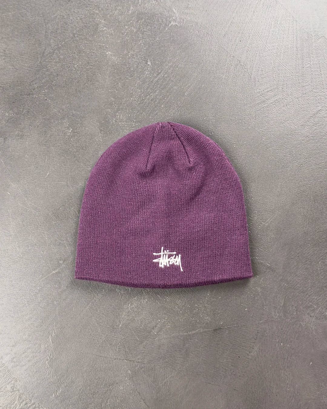 STUSSY Skullcap Basic Beanie Purple