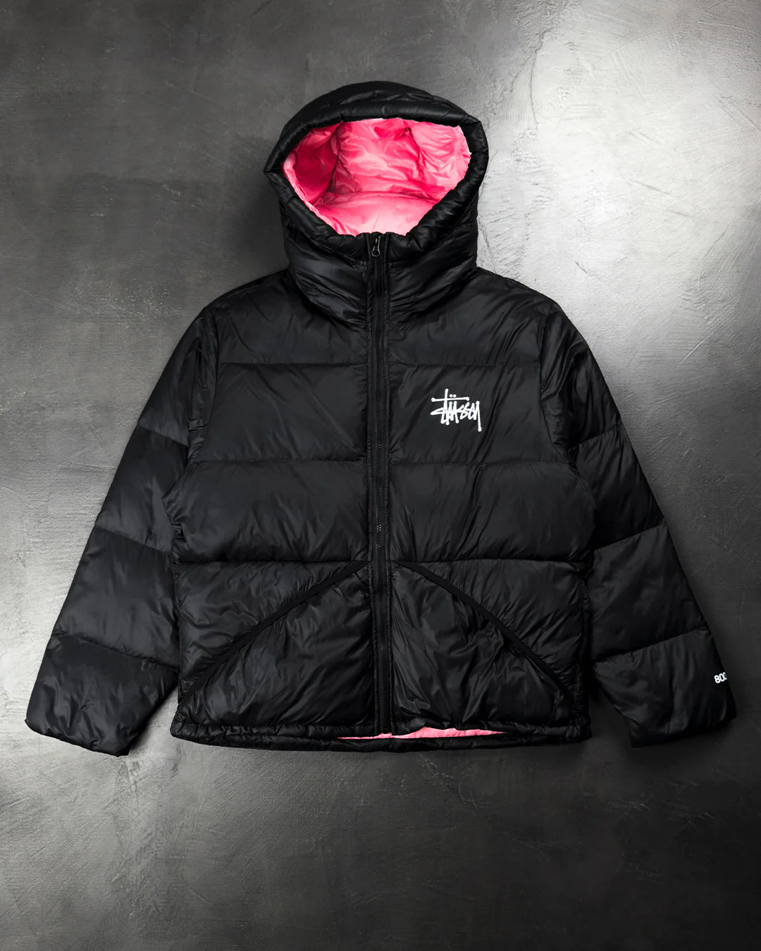 STUSSY Micro Ripstop Down Parka Black