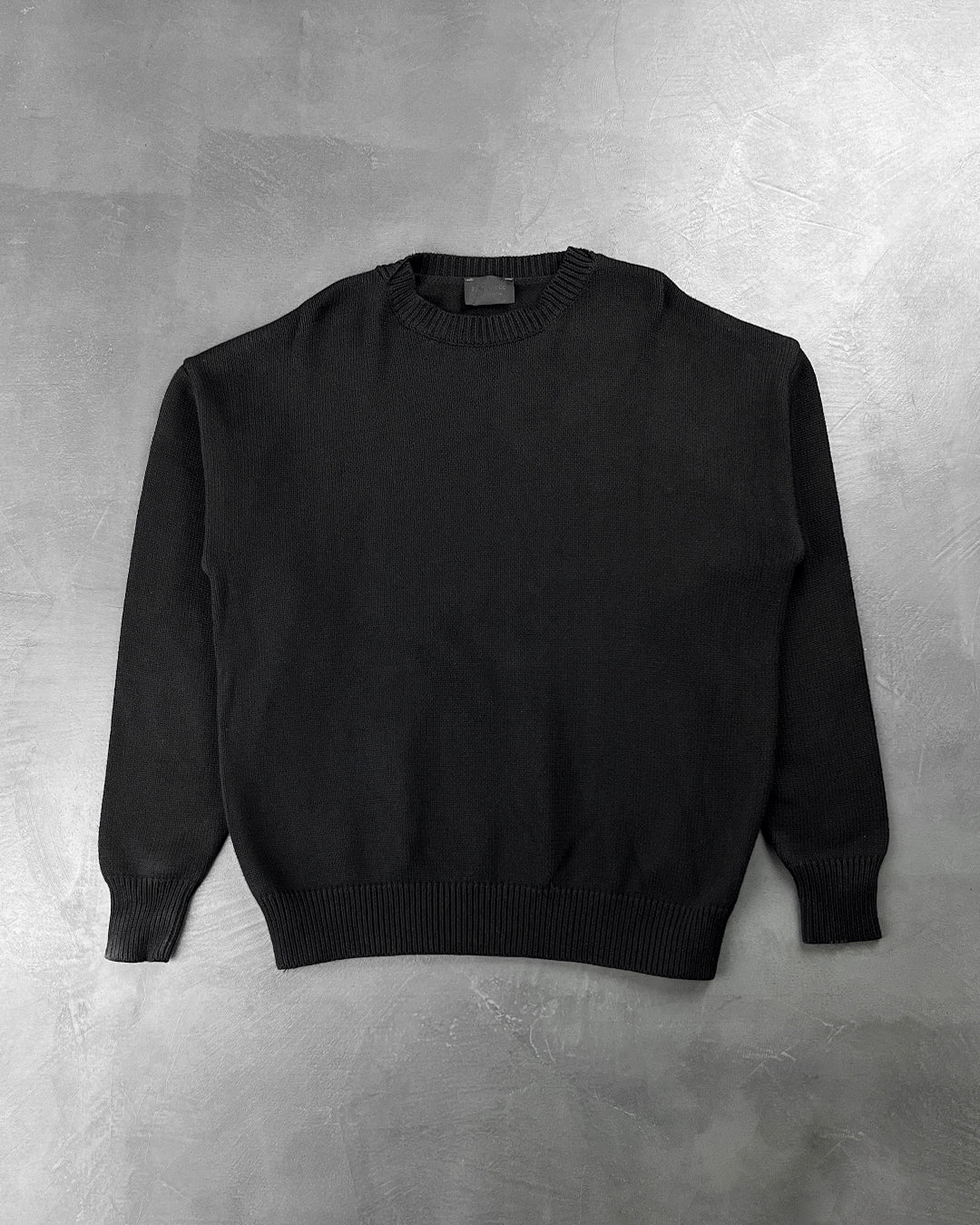 Fear Of God Overlapped Sweater Black