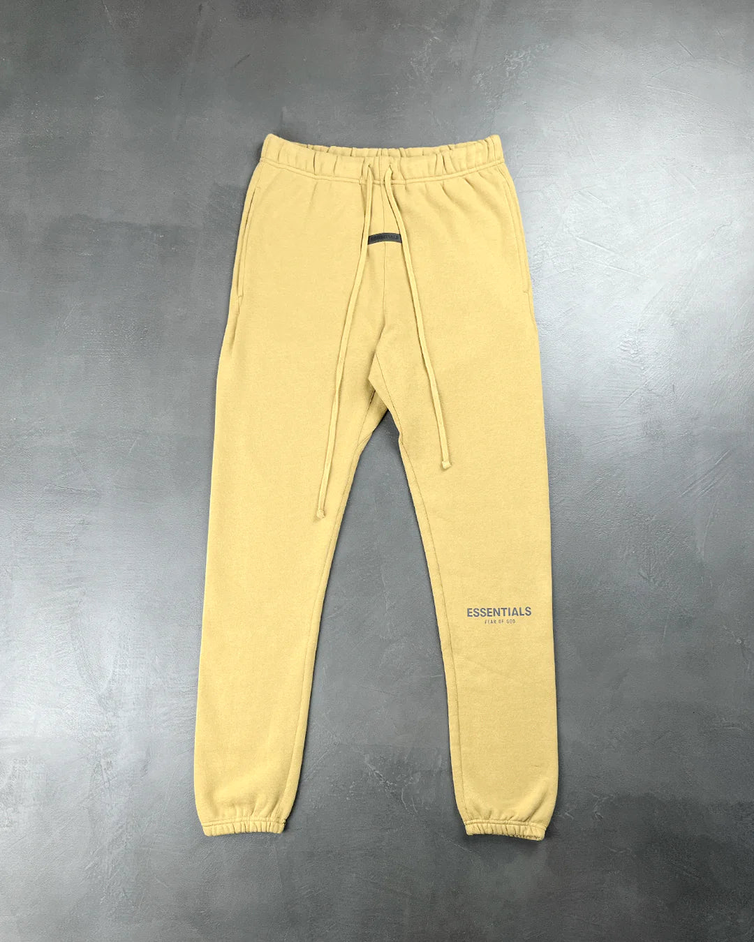 Fear Of God Essentials Tapered Cotton-Blend Jersey Sweatpants Amber