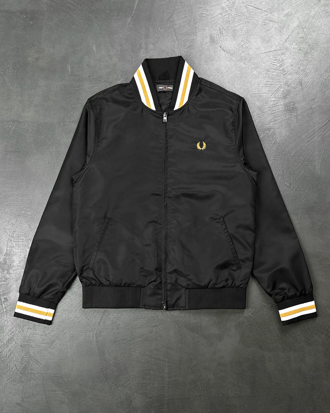 FRED PERRY TENNIS BOMBER JACKET Black