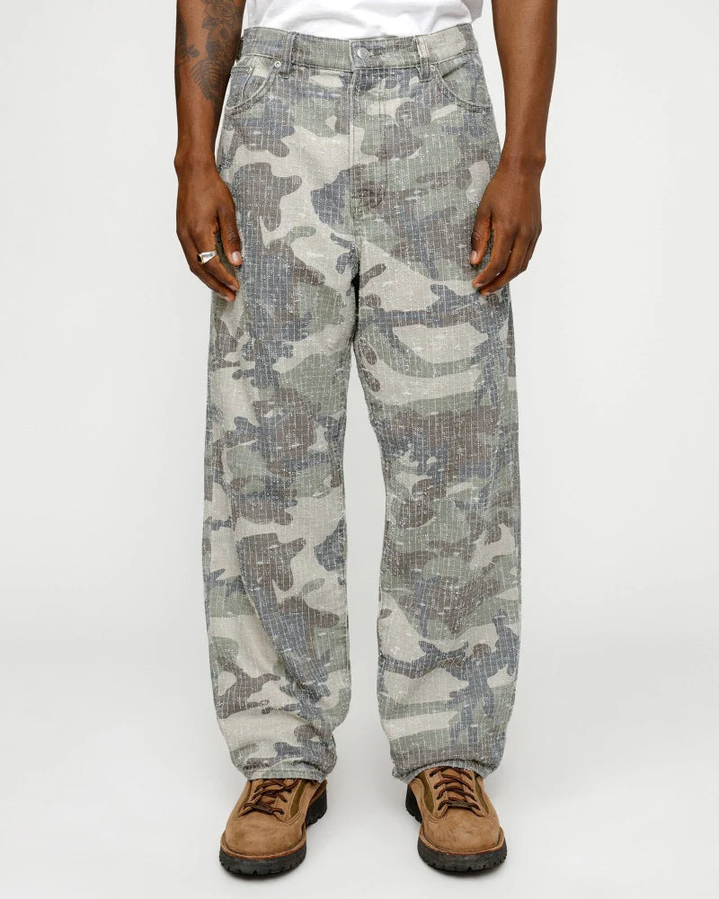 STUSSY Needlepunch Big Ol' Jean Camouflage