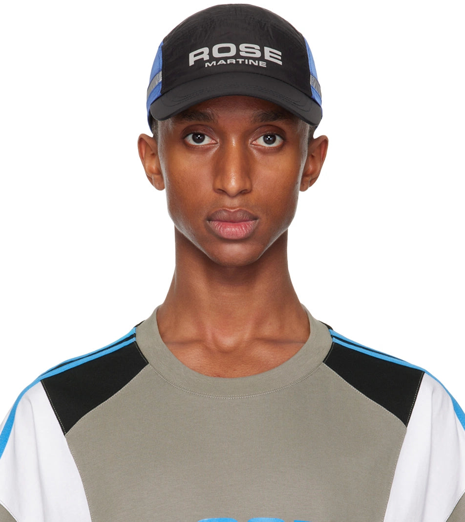 Martine Rose Sports Baseball Cap Black/Blue