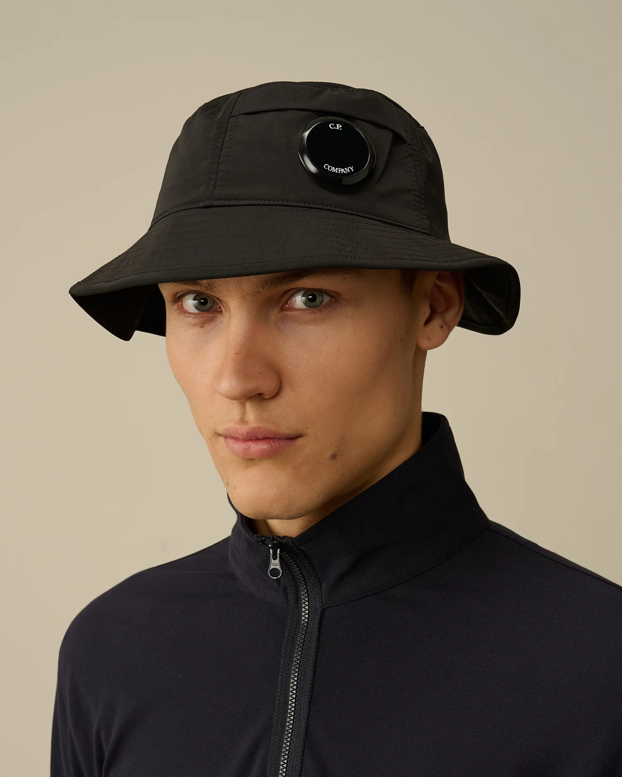 C.P. Company Chrome-R Bucket Hat Black