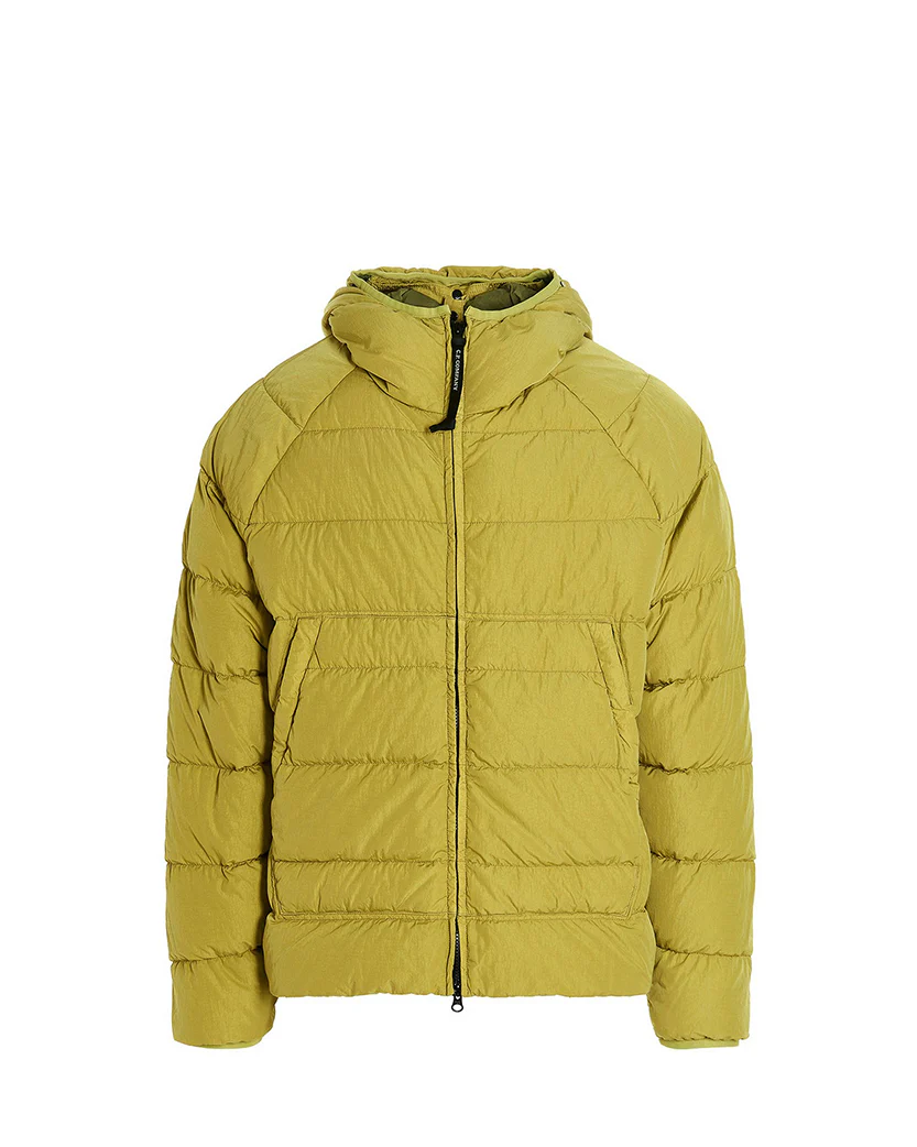 C.P. Company Eco-Chrome R Goggle Down Jacket Yellow