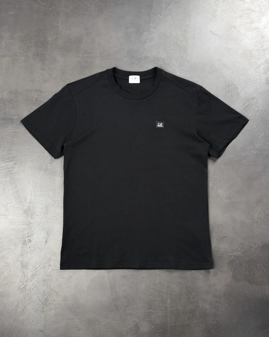 C.P. COMPANY Jersey Small Label T-shirt Black