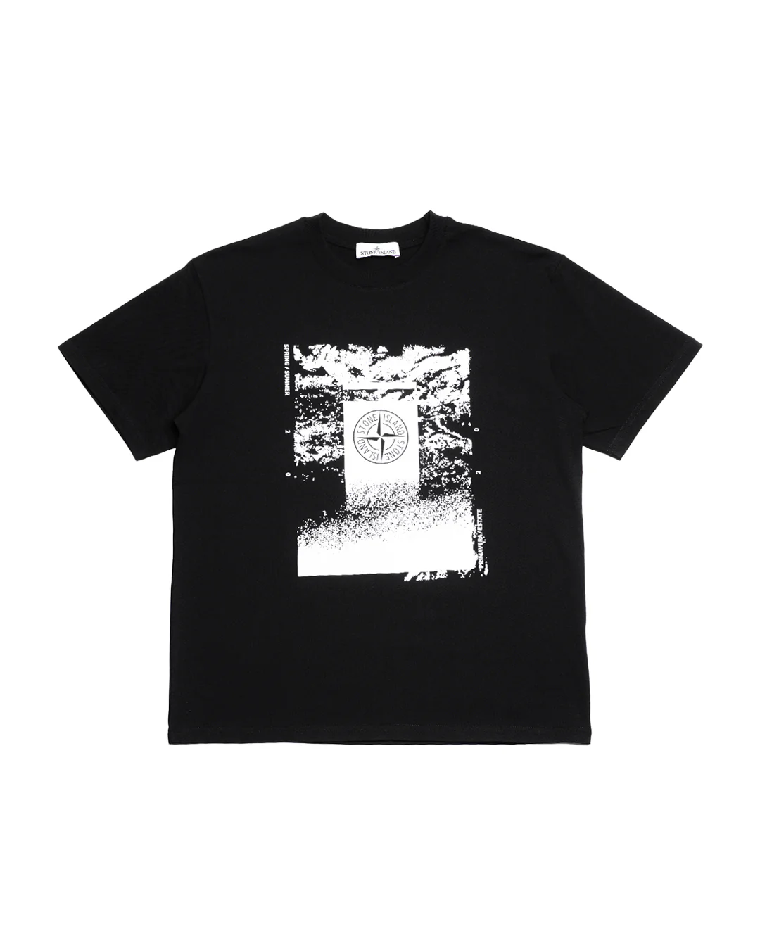 2NS84 Drone Two Front Logo T-Shirt Black SI0257-BK