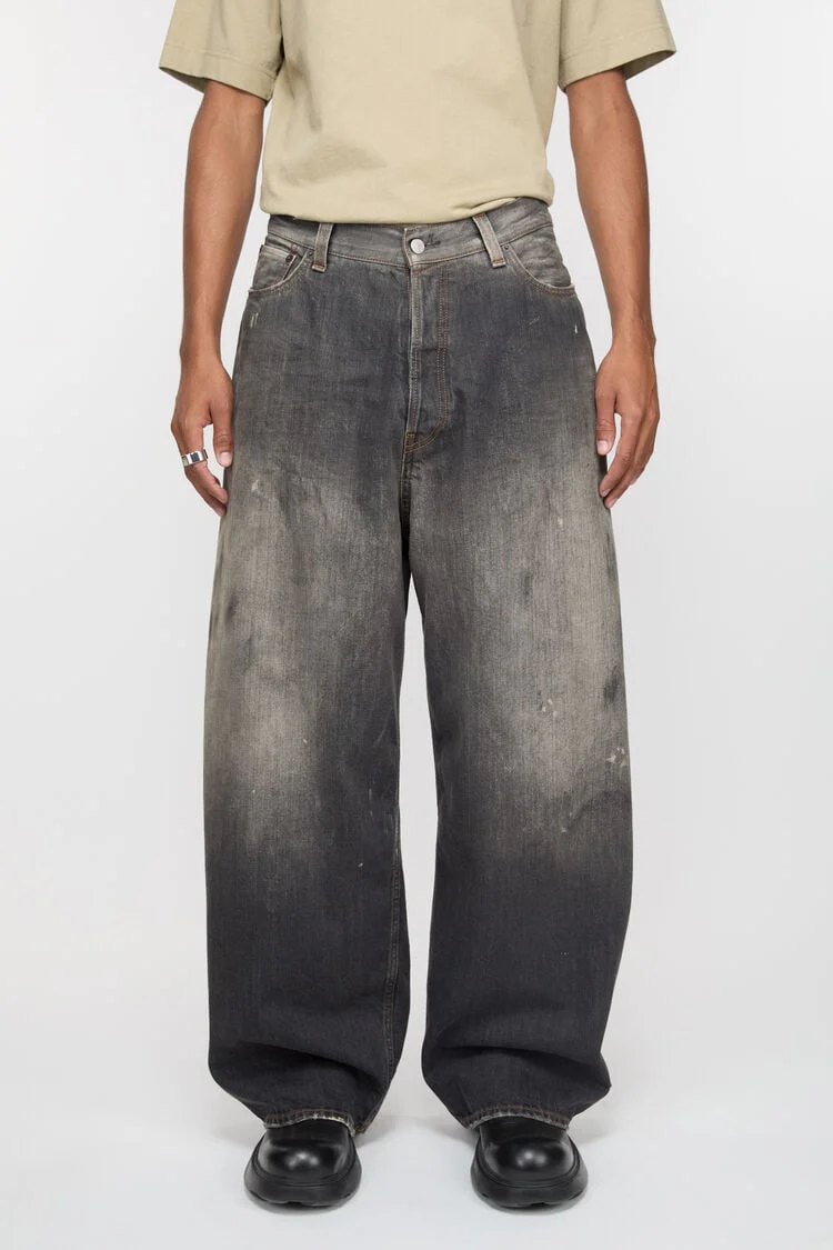 Acne Studios Super Baggy Fit Jeans Black