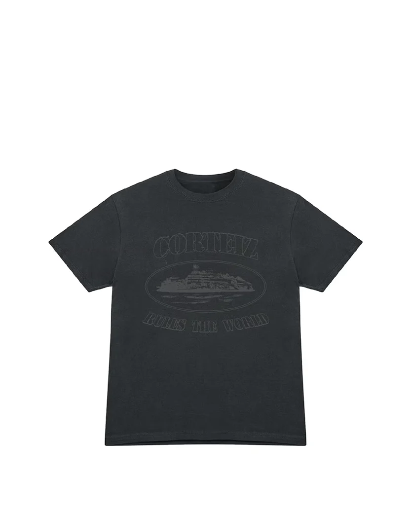 Corteiz OG Alcatraz T-Shirt Triple Black