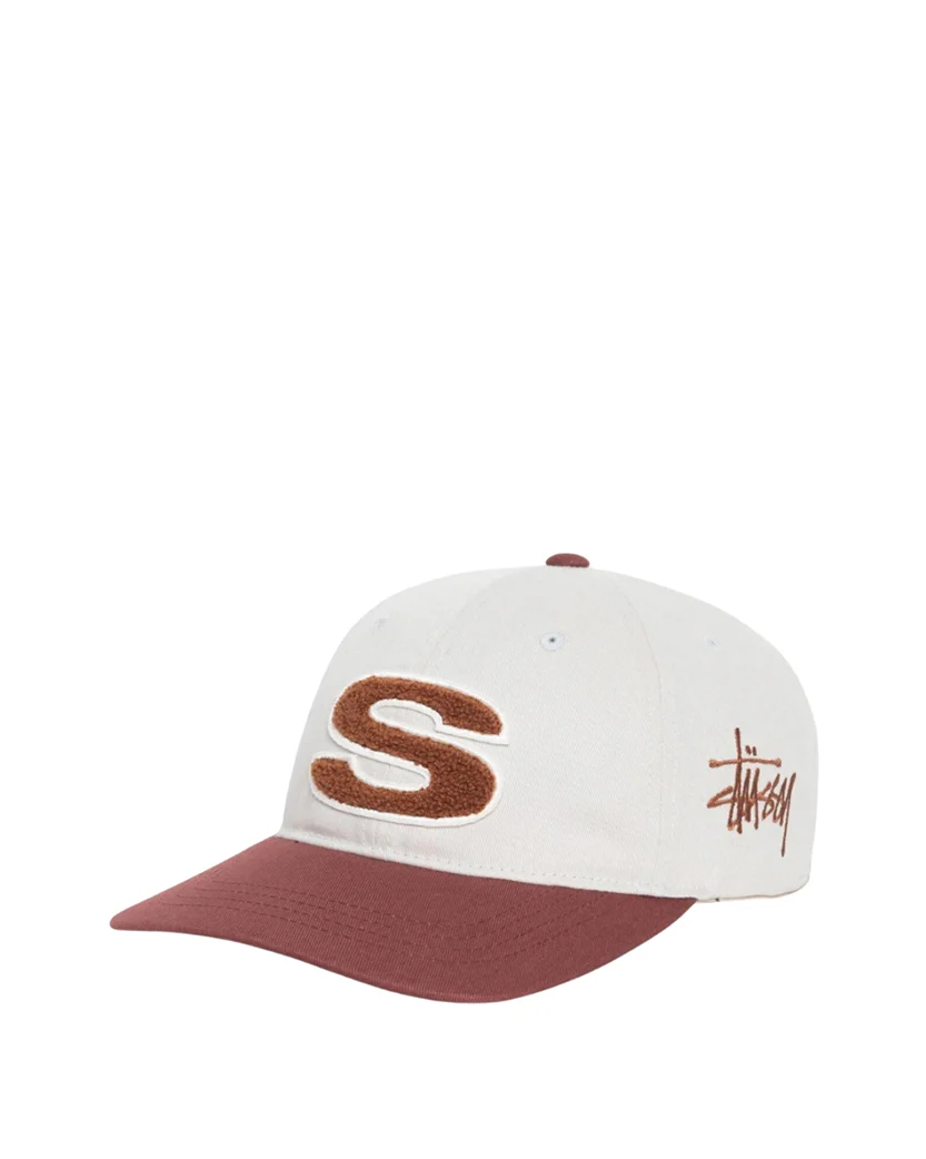 STUSSY Chenille S Low Pro Cap Smoke
