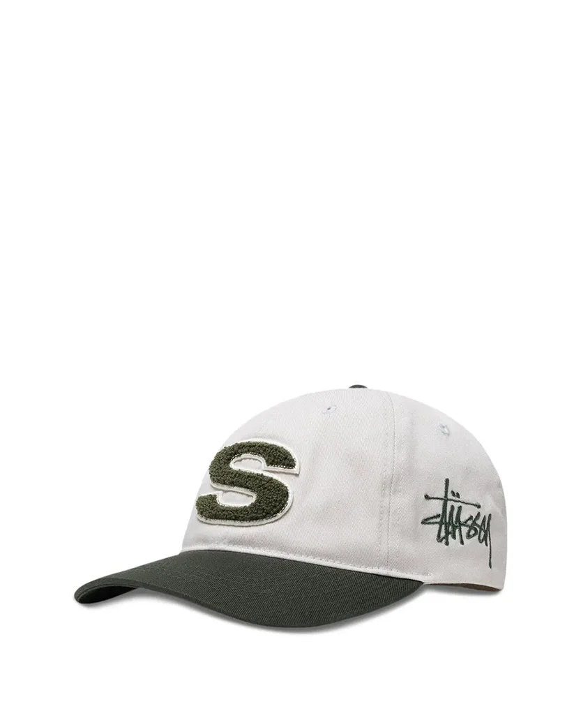 STUSSY Chenille S Low Pro Cap Bone