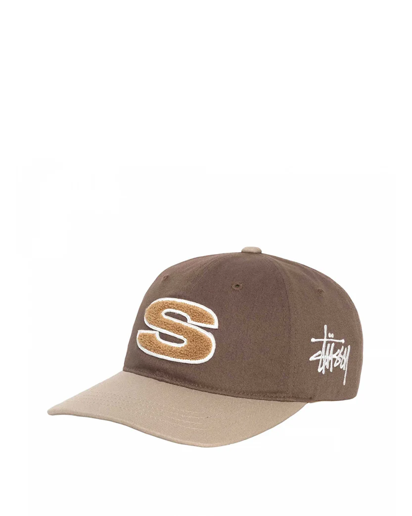 STUSSY Chenille S Low Pro Cap Brown