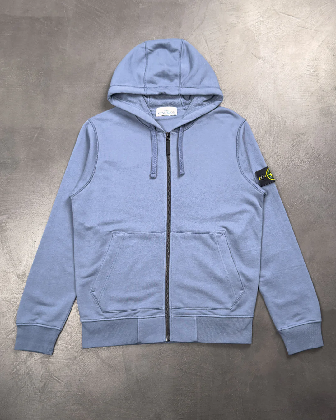 64251 Classic Zip Hooded Sweatshirt Avio Blue SI0142-ABL