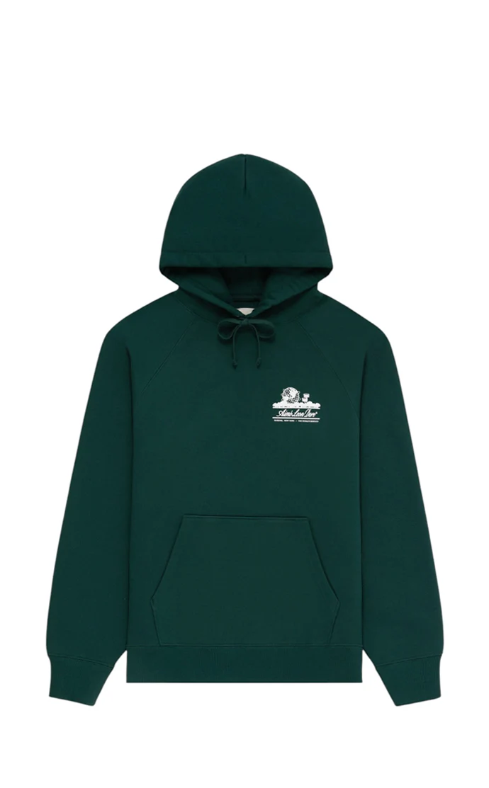 Aime Leon Dore Hoodie Unisphere Botanical Green