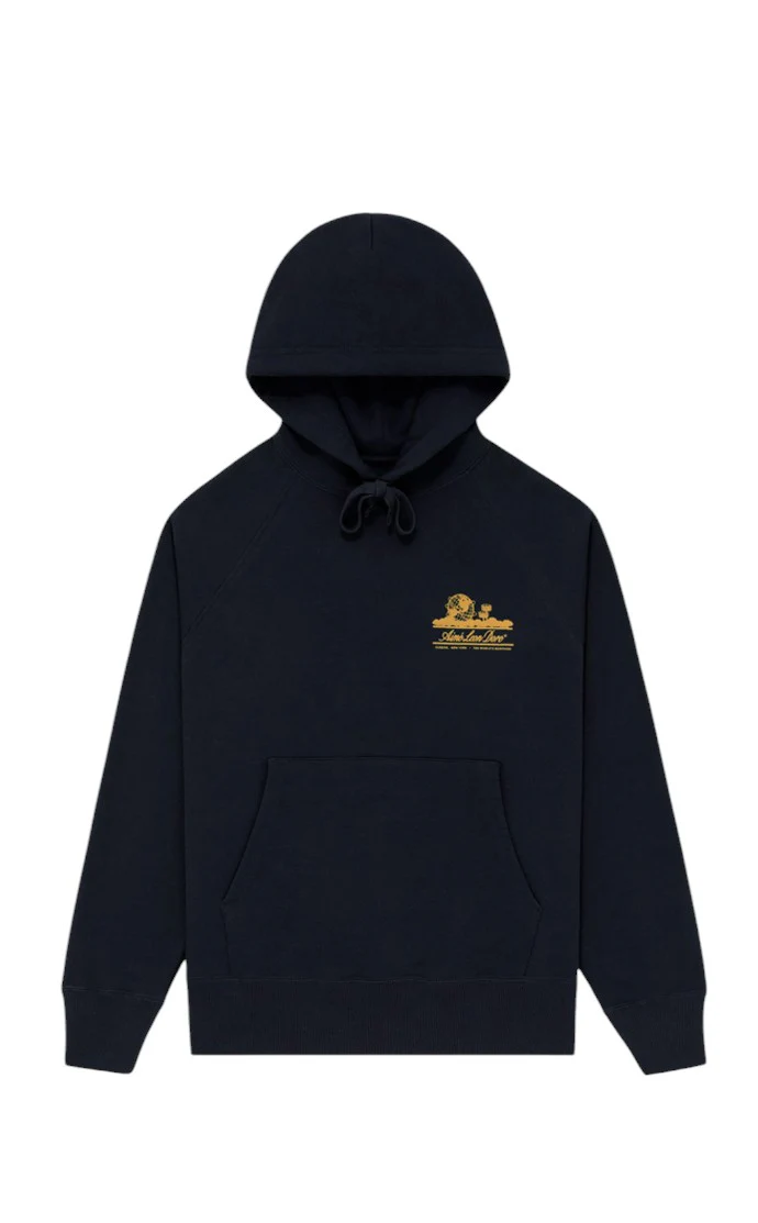 Aime Leon Dore Hoodie Unisphere Evening Blue