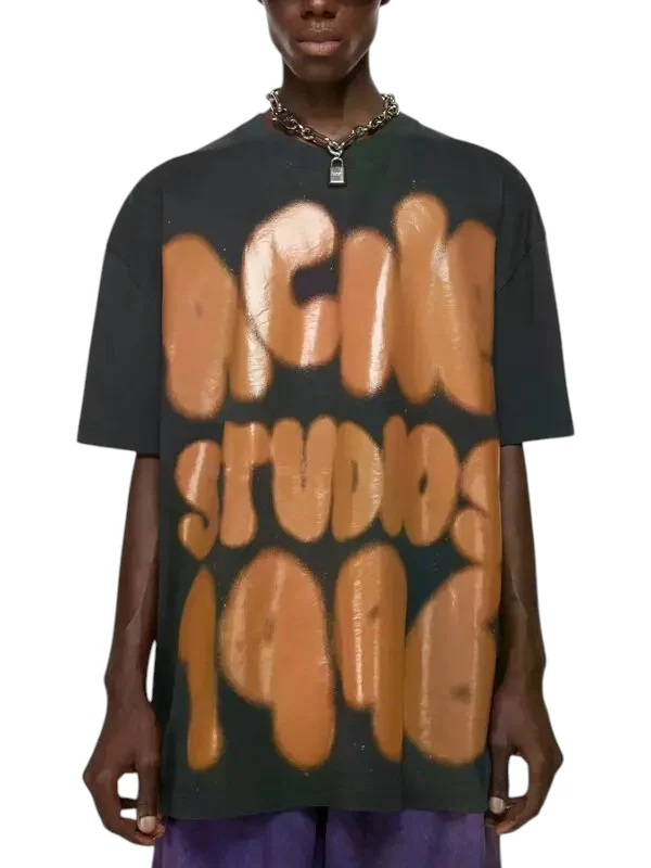 Acne Studios Eresa Cotton Jersey T-shirt Black