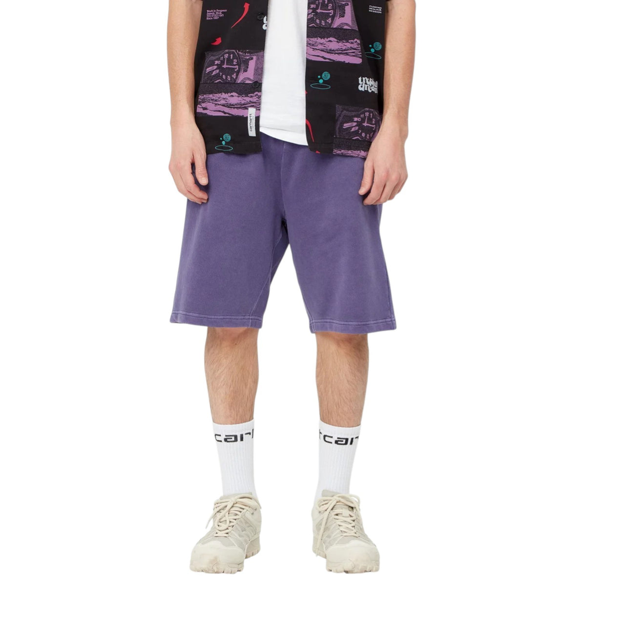 Carhartt WIP Nelson Sweat Short Purple